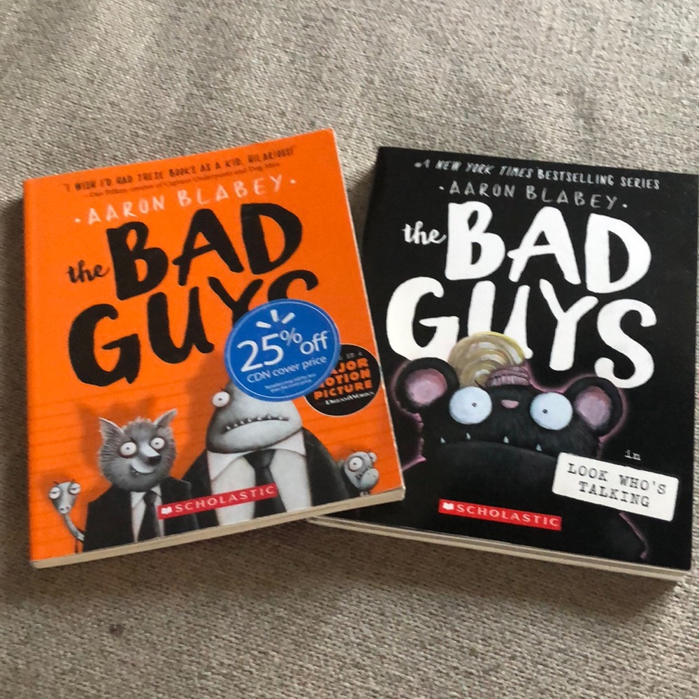 The Bad Guys novels/books 1 and 18